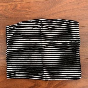 Hollister Stripe Tube Top